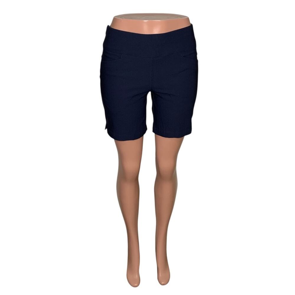 Lady Hagen NWT Tummy Control Golf Short 7" Dark Navy 4 Working Pockets Size M